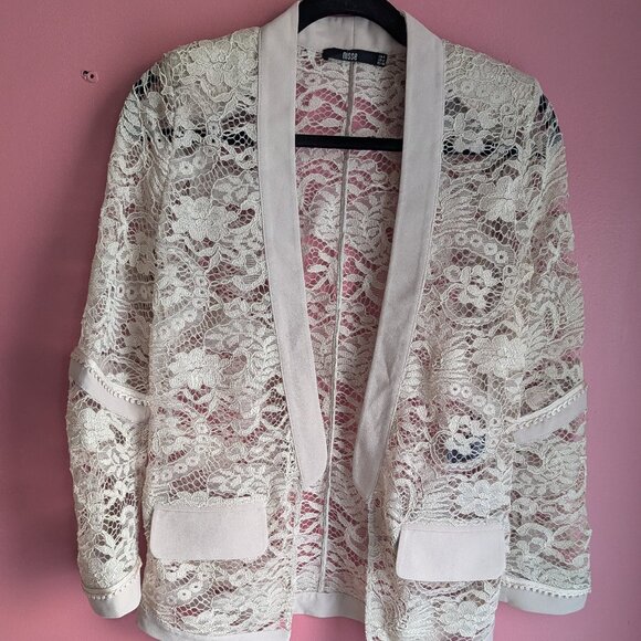 The Lace Design Blazer - Picture 1 of 9